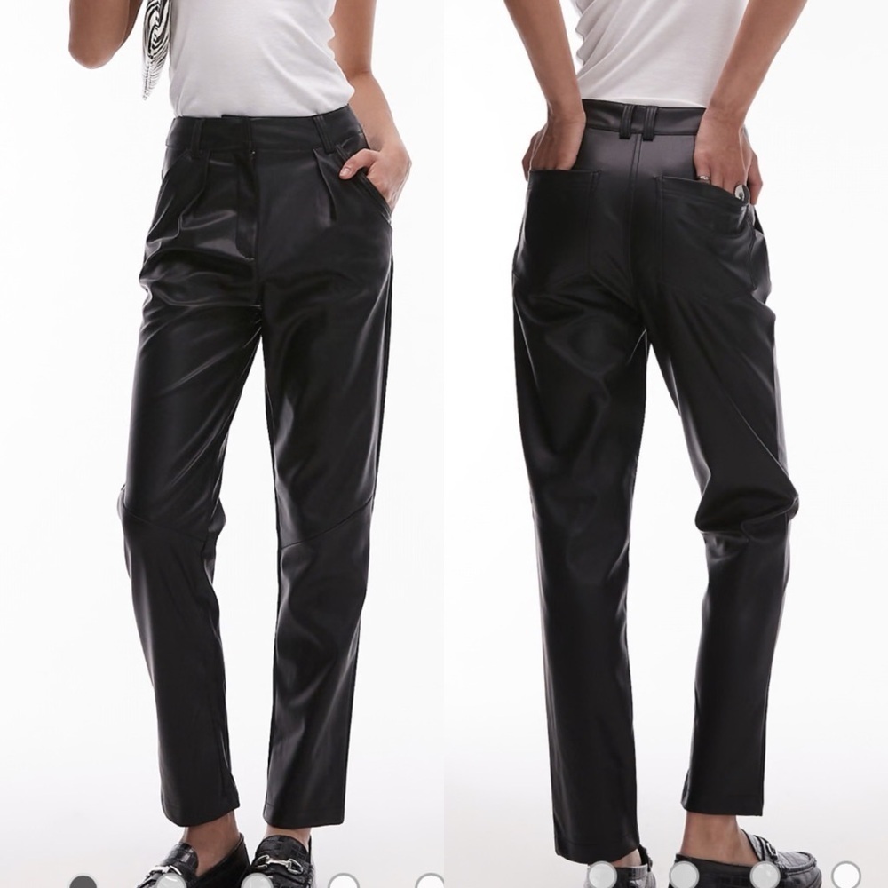 NWOT Topshop Faux Leather Pants
